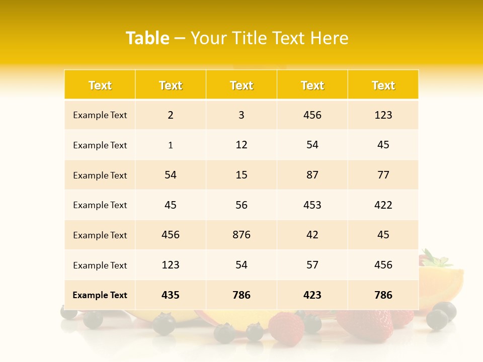 Summer Smoothie Refresh PowerPoint Template