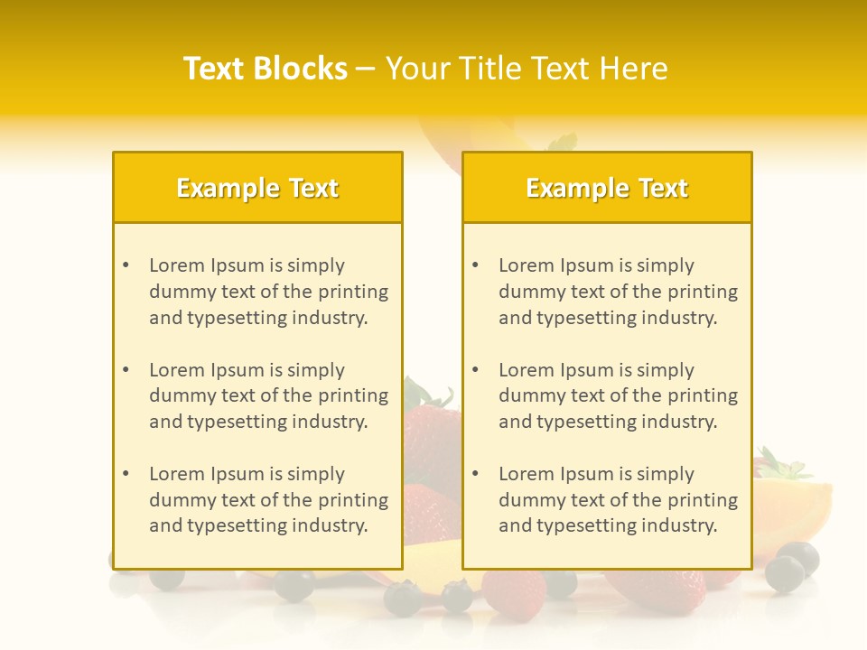 Summer Smoothie Refresh PowerPoint Template