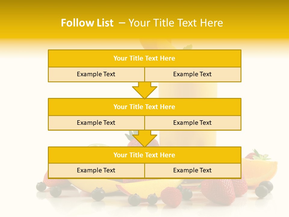 Summer Smoothie Refresh PowerPoint Template
