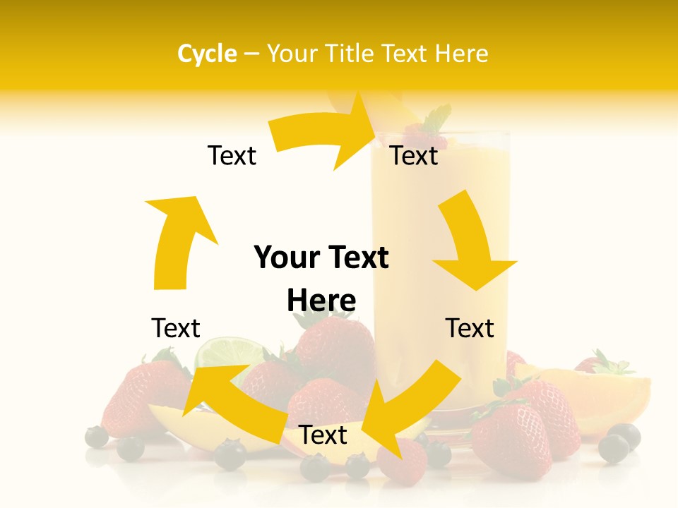 Summer Smoothie Refresh PowerPoint Template