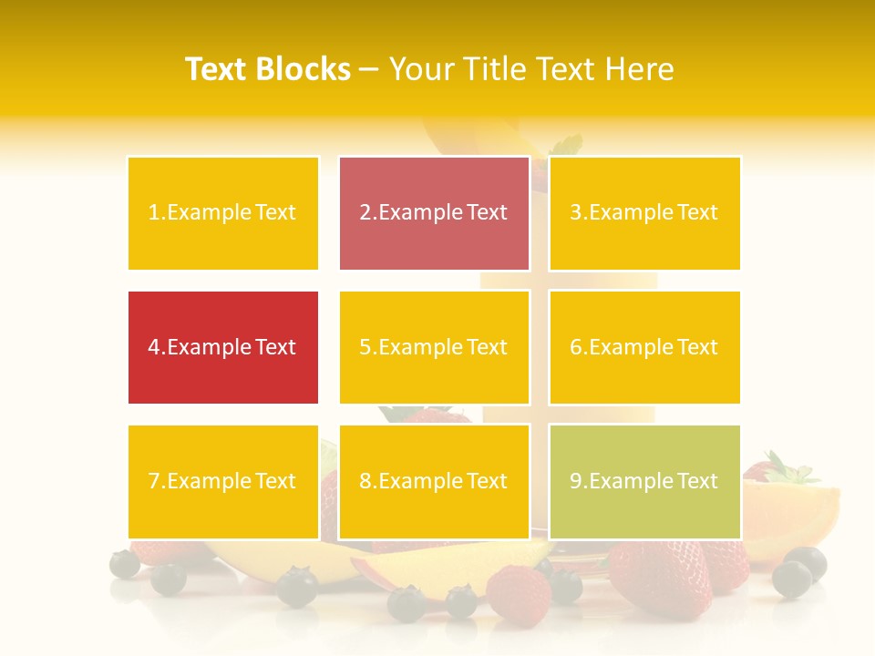 Summer Smoothie Refresh PowerPoint Template