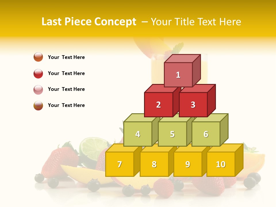 Summer Smoothie Refresh PowerPoint Template