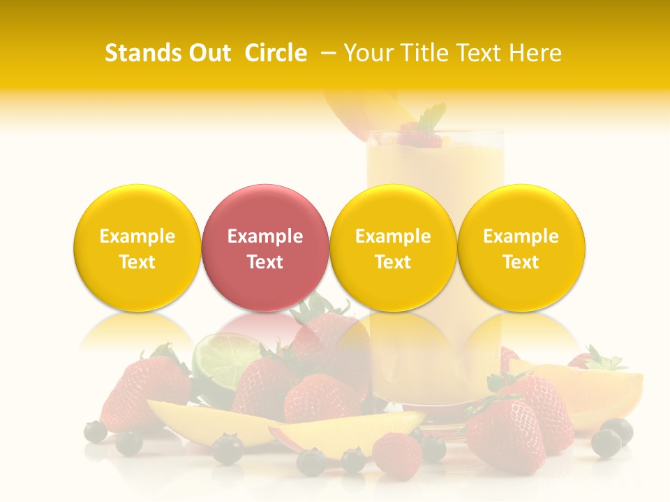 Summer Smoothie Refresh PowerPoint Template
