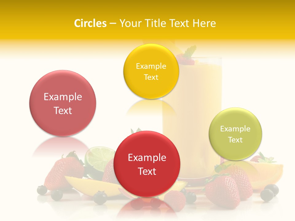 Summer Smoothie Refresh PowerPoint Template
