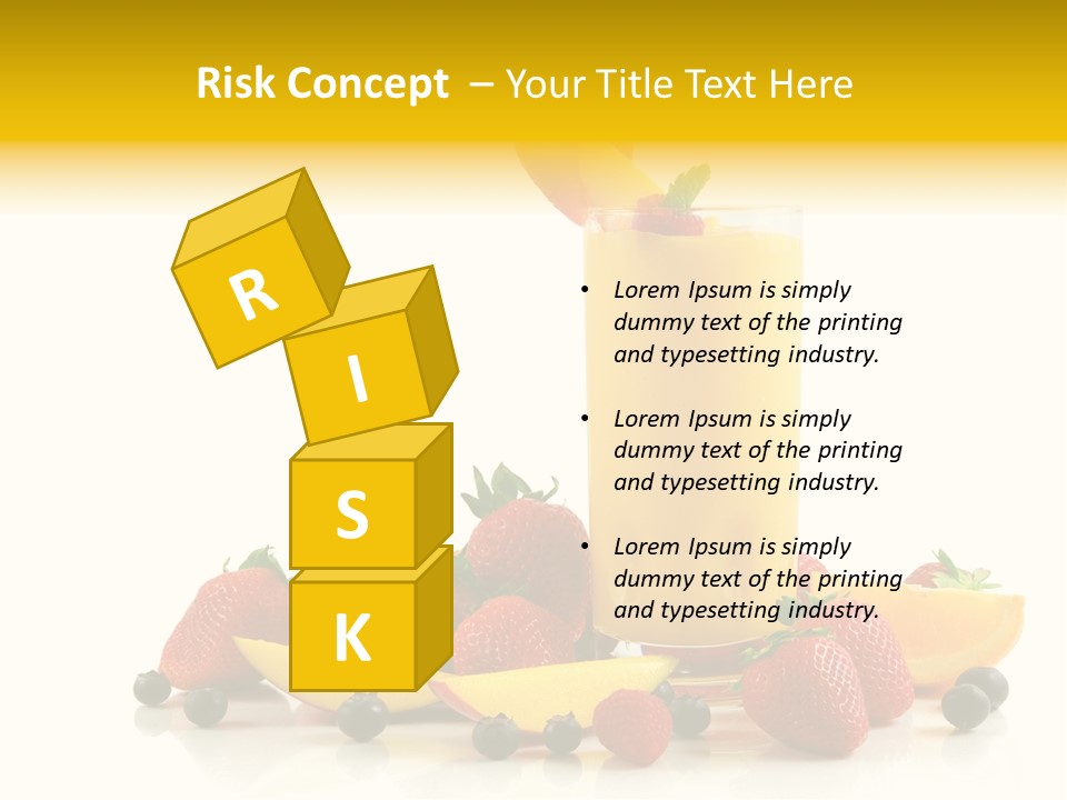 Summer Smoothie Refresh PowerPoint Template