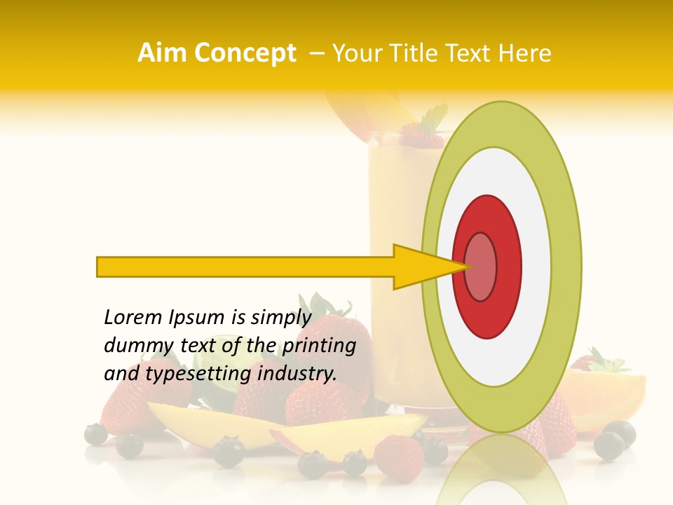 Summer Smoothie Refresh PowerPoint Template