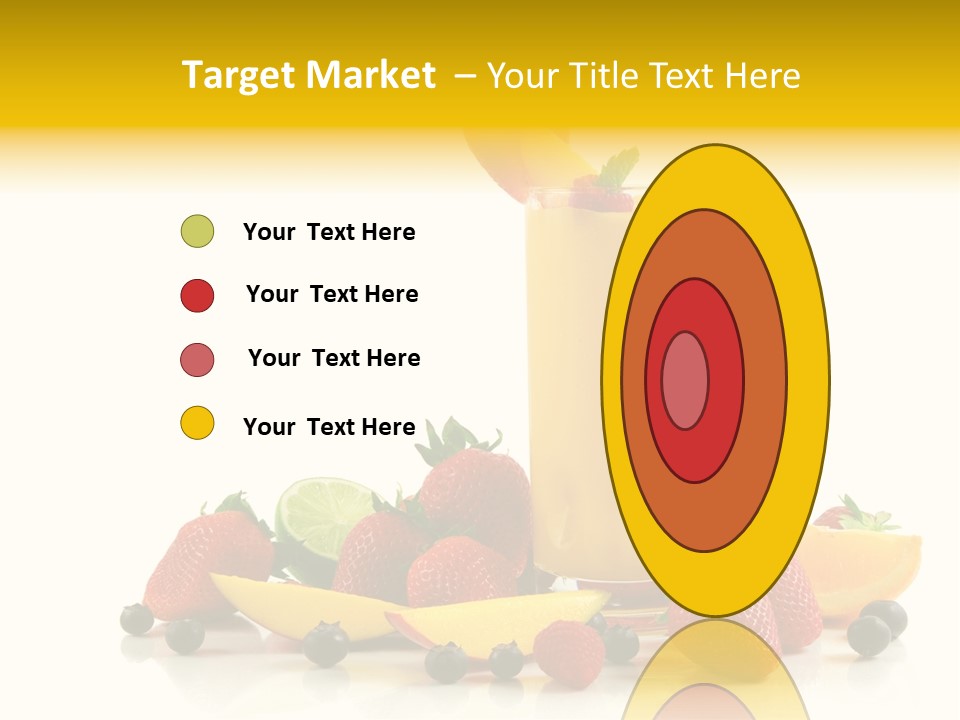 Summer Smoothie Refresh PowerPoint Template