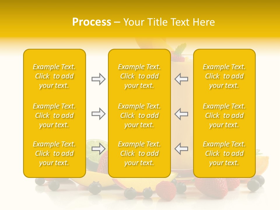 Summer Smoothie Refresh PowerPoint Template