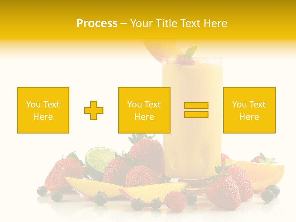 Summer Smoothie Refresh PowerPoint Template