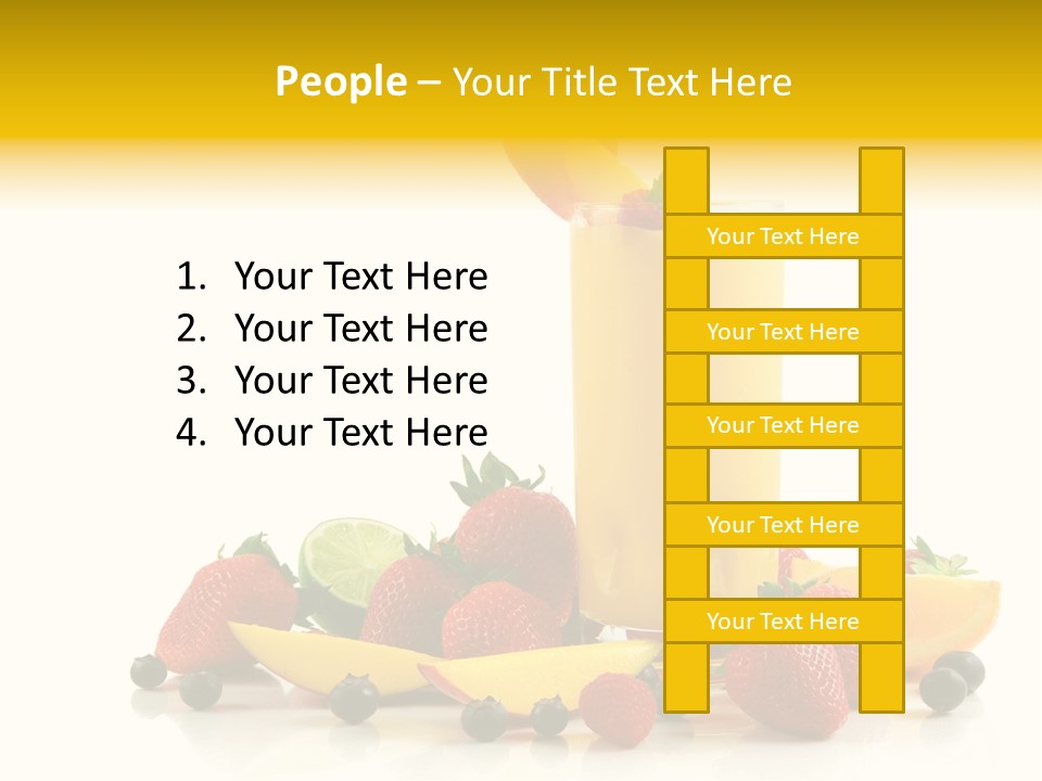 Summer Smoothie Refresh PowerPoint Template