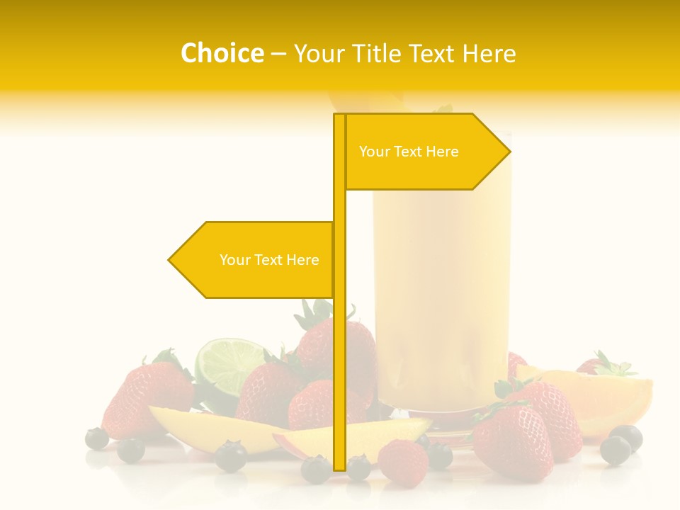 Summer Smoothie Refresh PowerPoint Template