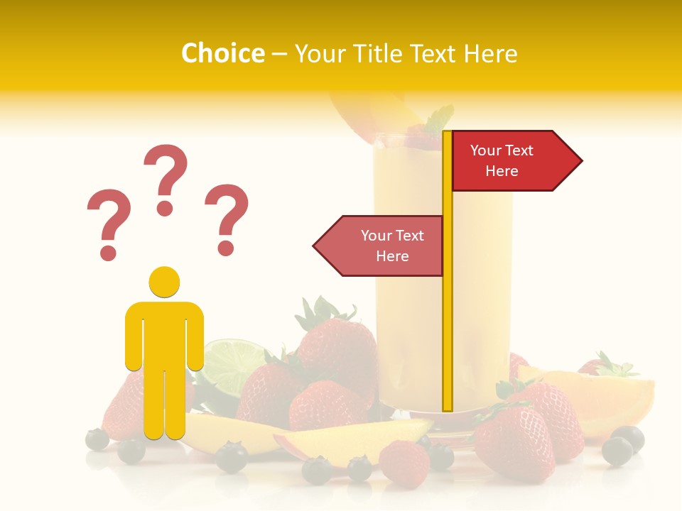 Summer Smoothie Refresh PowerPoint Template