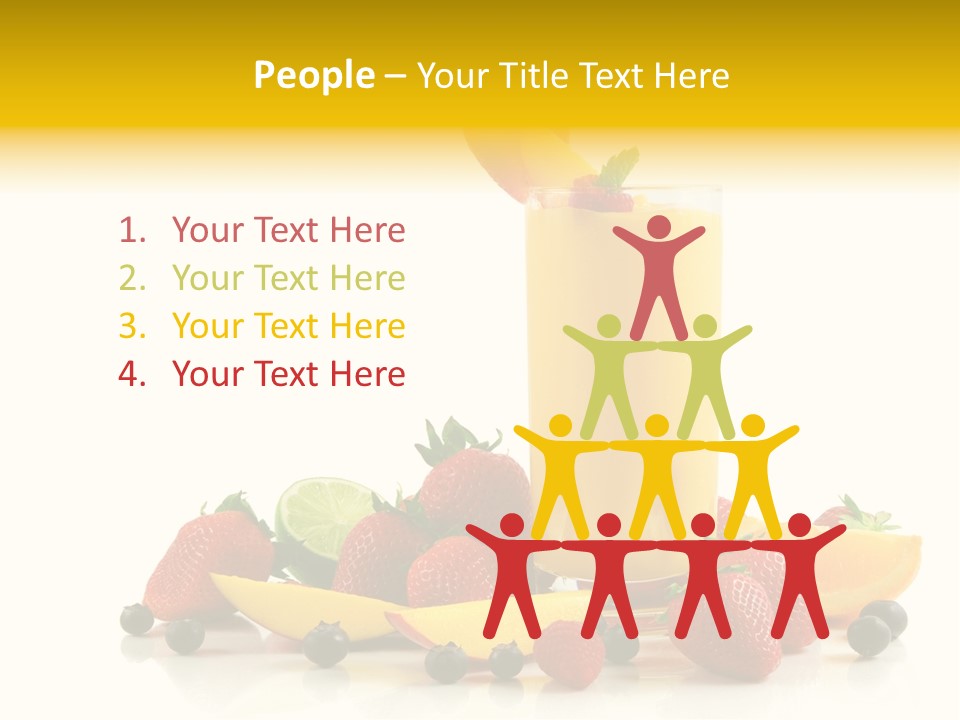 Summer Smoothie Refresh PowerPoint Template