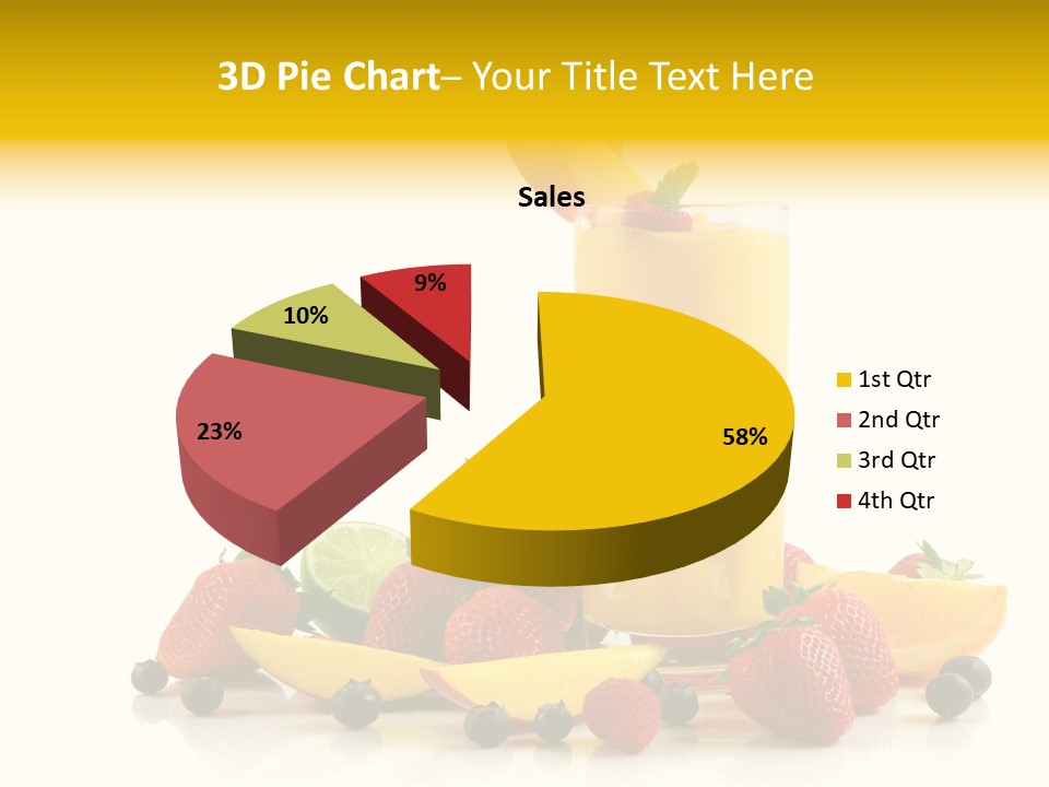 Summer Smoothie Refresh PowerPoint Template