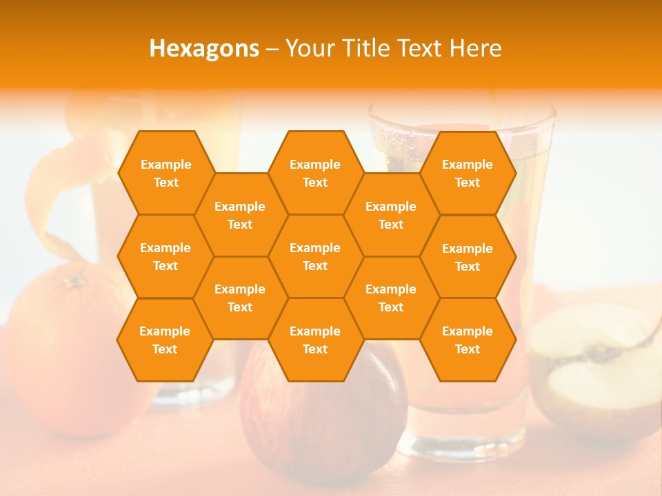 Orange Juice Vitamin Healthy PowerPoint Template