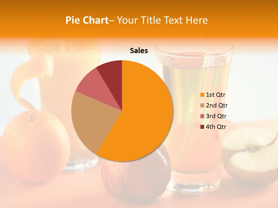 Orange Juice Vitamin Healthy PowerPoint Template