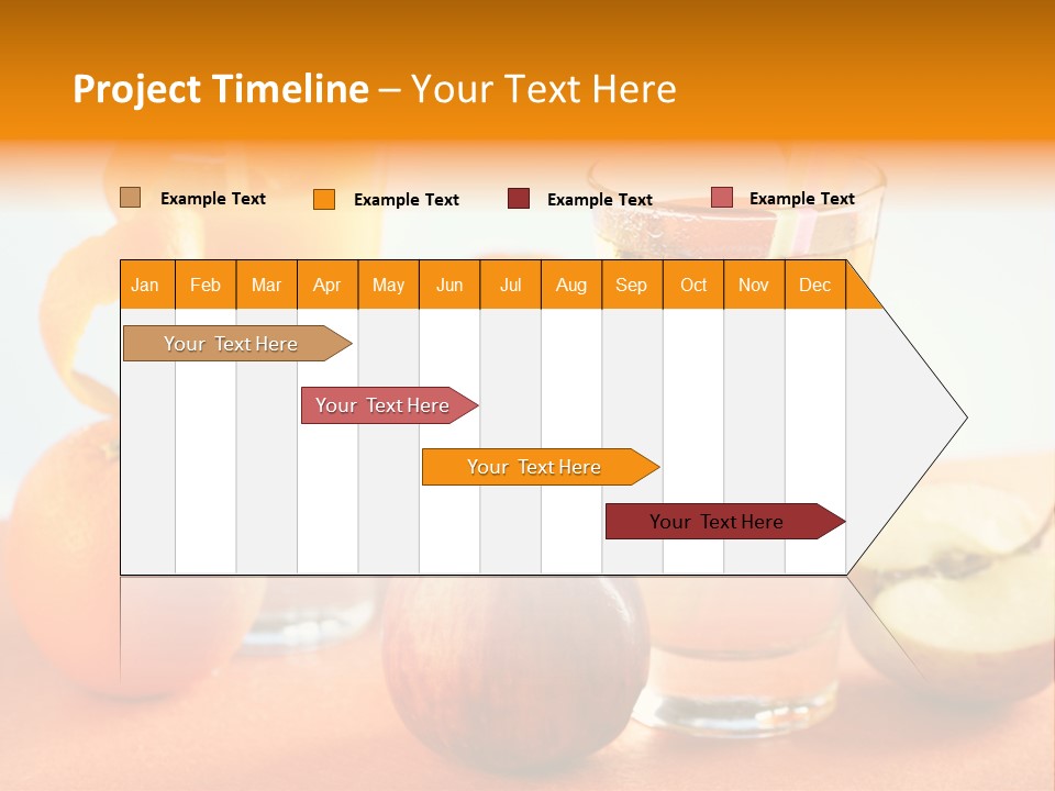 Orange Juice Vitamin Healthy PowerPoint Template