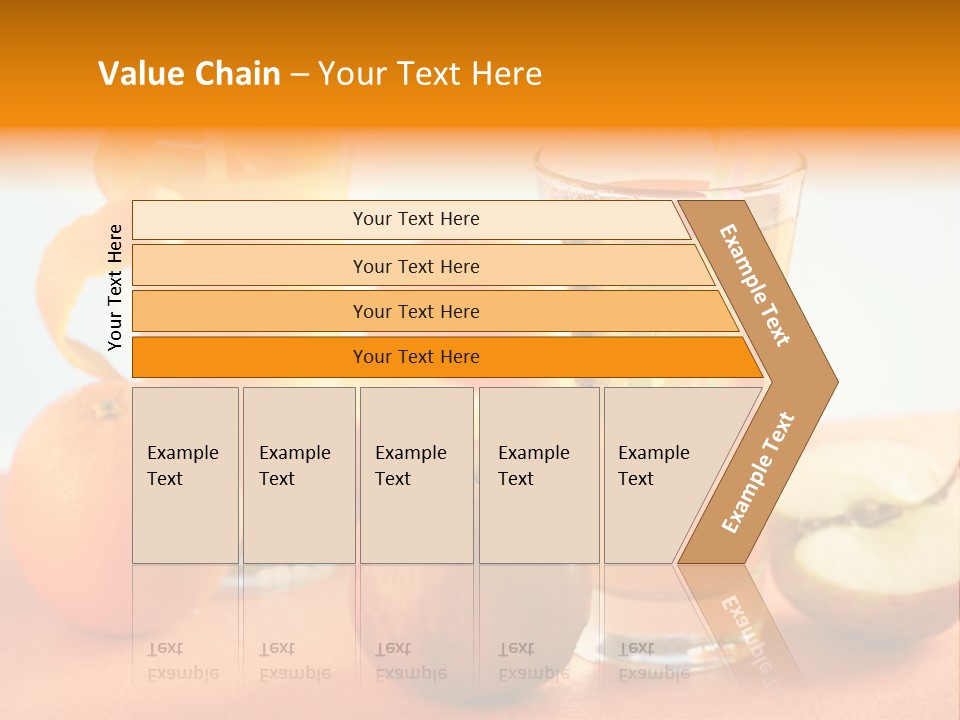 Orange Juice Vitamin Healthy PowerPoint Template