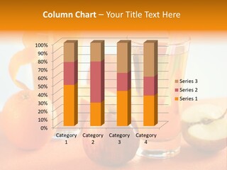 Orange Juice Vitamin Healthy PowerPoint Template