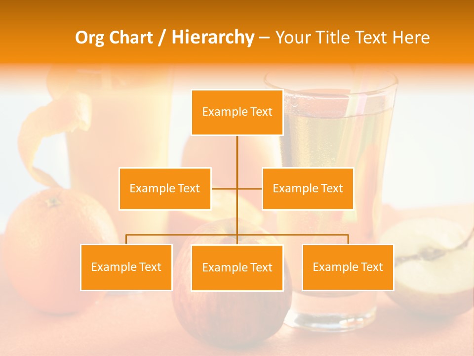 Orange Juice Vitamin Healthy PowerPoint Template