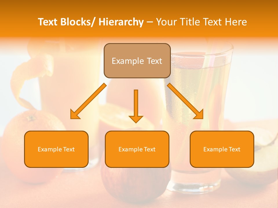 Orange Juice Vitamin Healthy PowerPoint Template