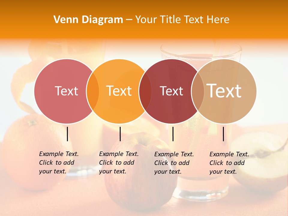 Orange Juice Vitamin Healthy PowerPoint Template