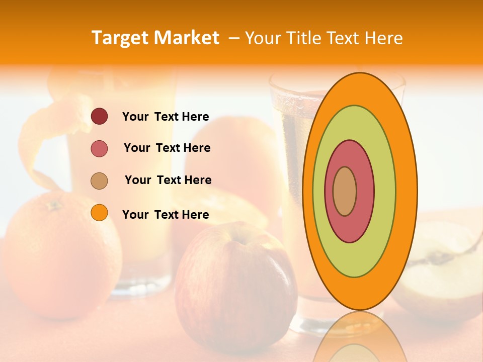 Orange Juice Vitamin Healthy PowerPoint Template