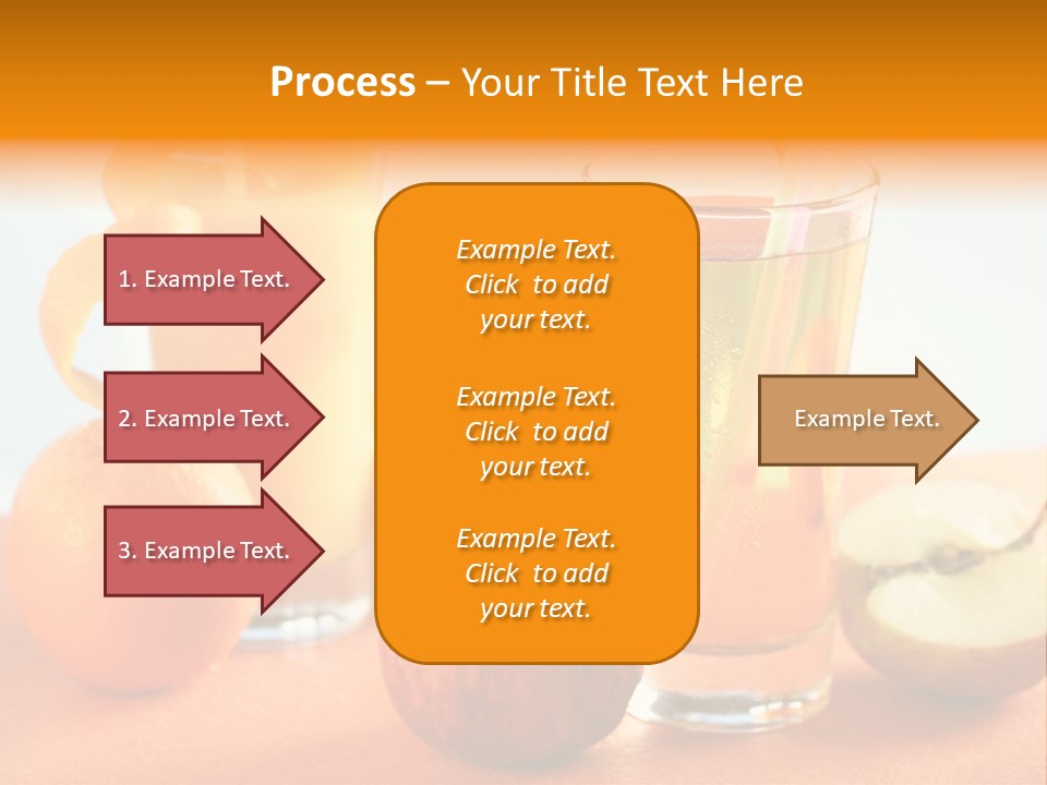 Orange Juice Vitamin Healthy PowerPoint Template