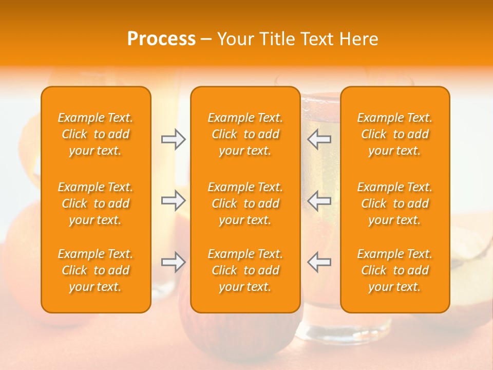 Orange Juice Vitamin Healthy PowerPoint Template