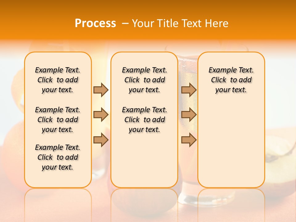 Orange Juice Vitamin Healthy PowerPoint Template