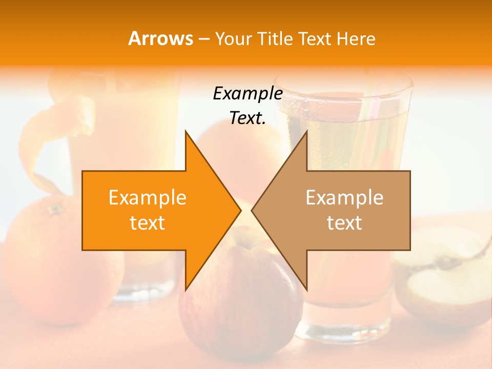 Orange Juice Vitamin Healthy PowerPoint Template