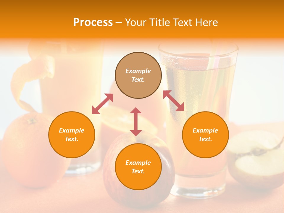 Orange Juice Vitamin Healthy PowerPoint Template
