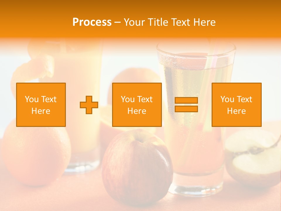 Orange Juice Vitamin Healthy PowerPoint Template