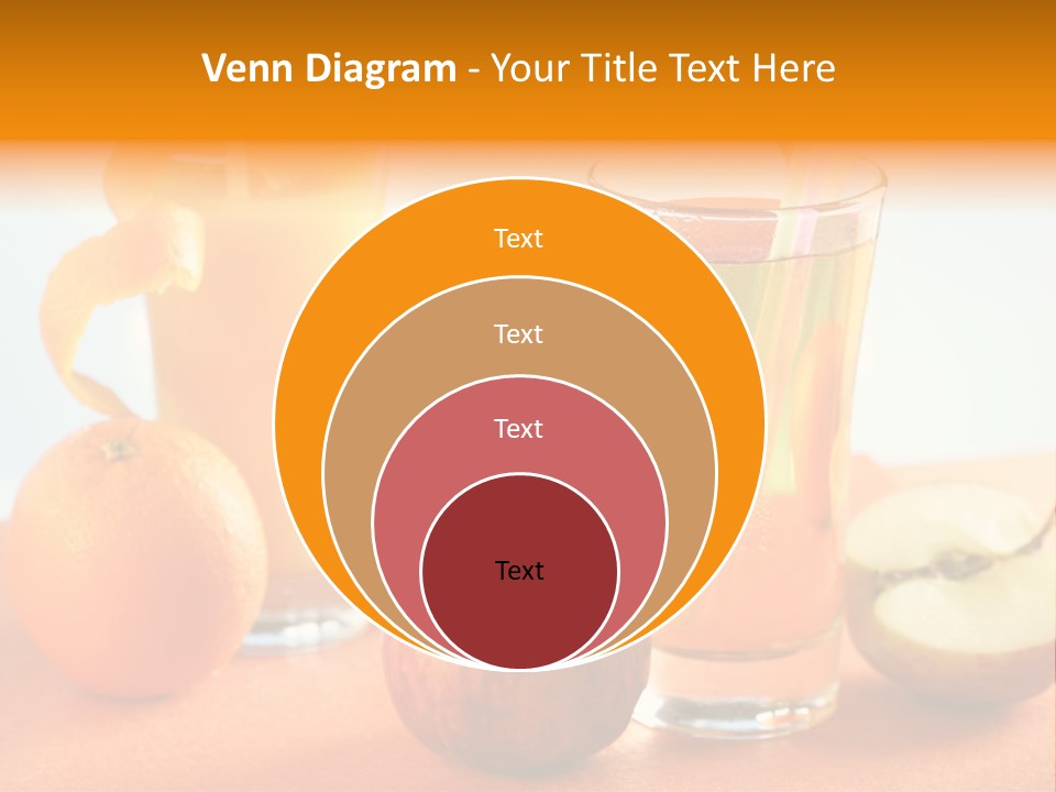 Orange Juice Vitamin Healthy PowerPoint Template
