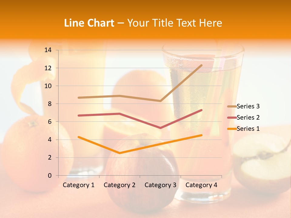 Orange Juice Vitamin Healthy PowerPoint Template