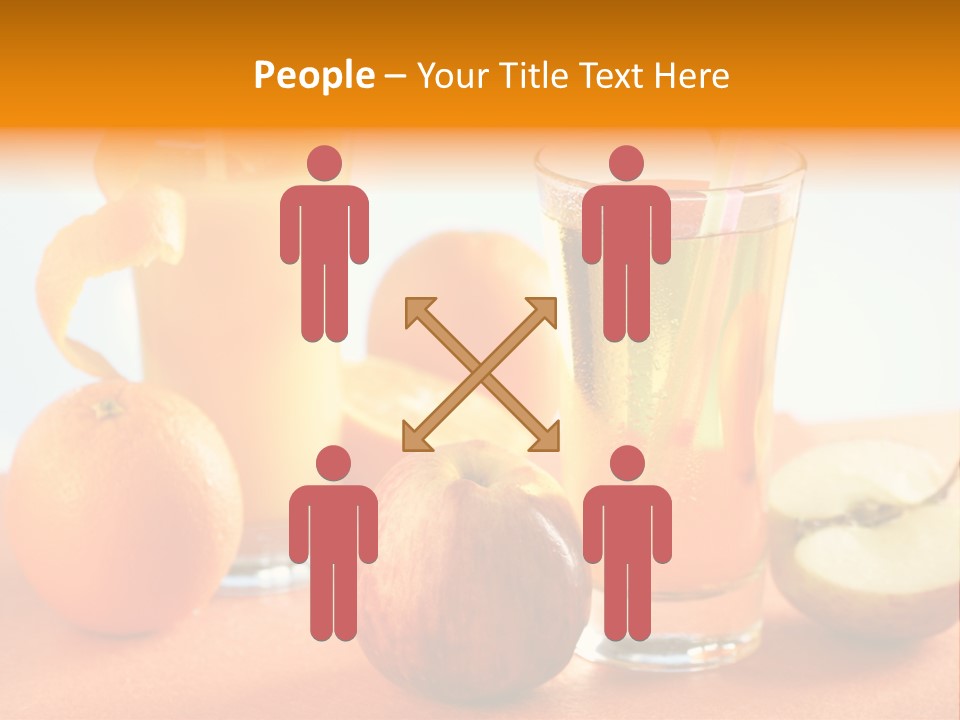 Orange Juice Vitamin Healthy PowerPoint Template