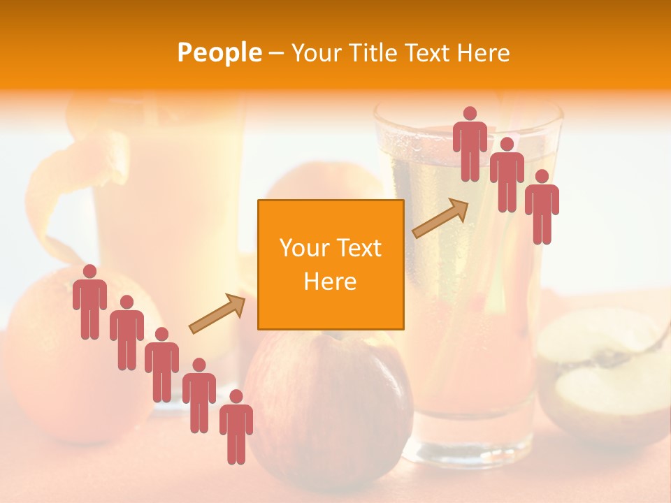 Orange Juice Vitamin Healthy PowerPoint Template