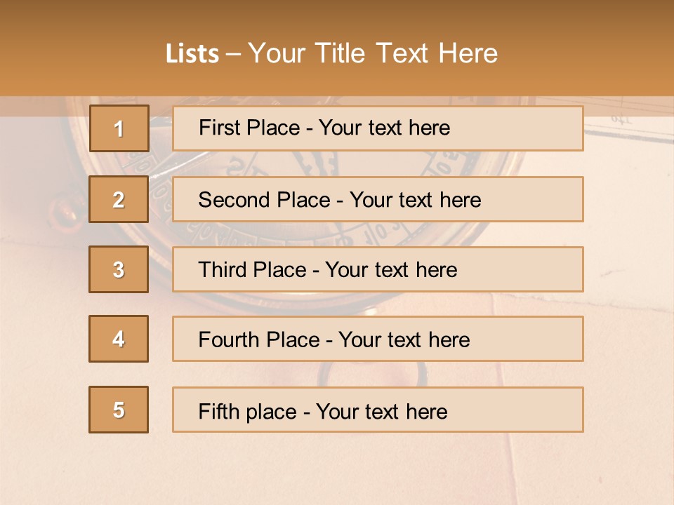 Navigation Traverse Geography PowerPoint Template