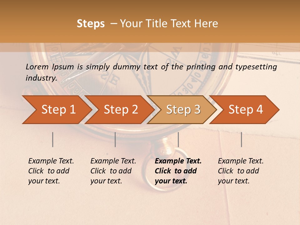 Navigation Traverse Geography PowerPoint Template