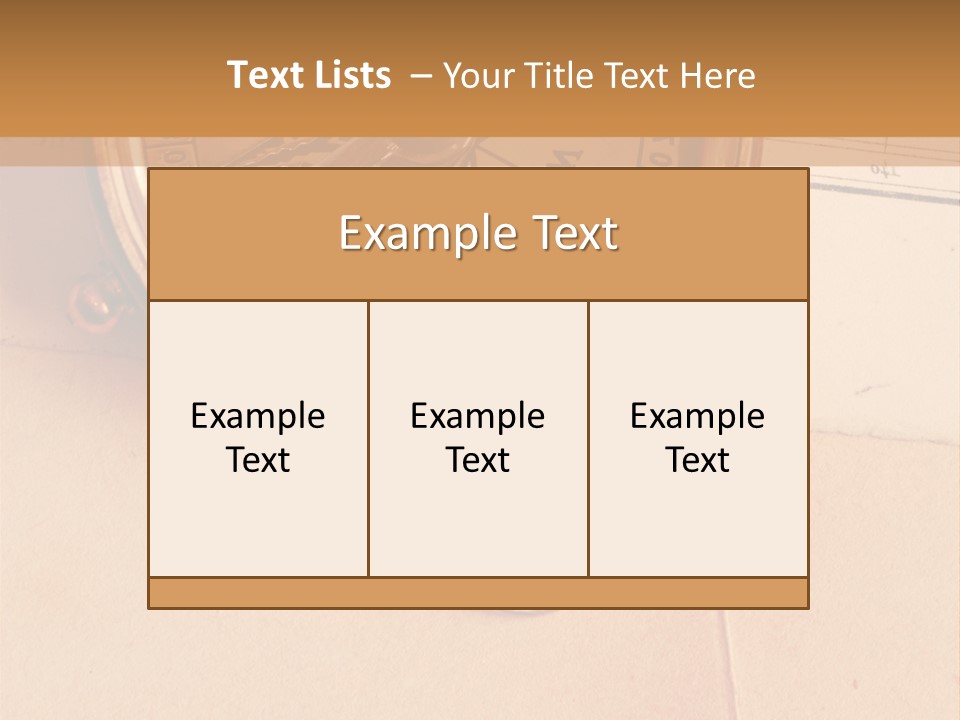 Navigation Traverse Geography PowerPoint Template