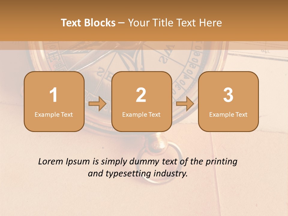 Navigation Traverse Geography PowerPoint Template