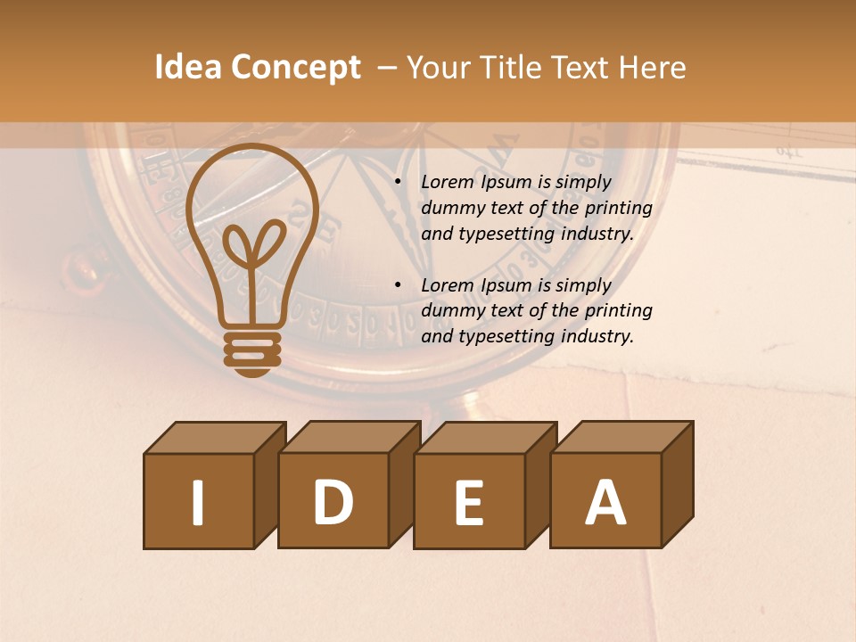 Navigation Traverse Geography PowerPoint Template