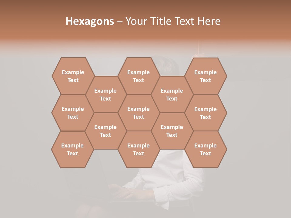 Blond Think Looking PowerPoint Template