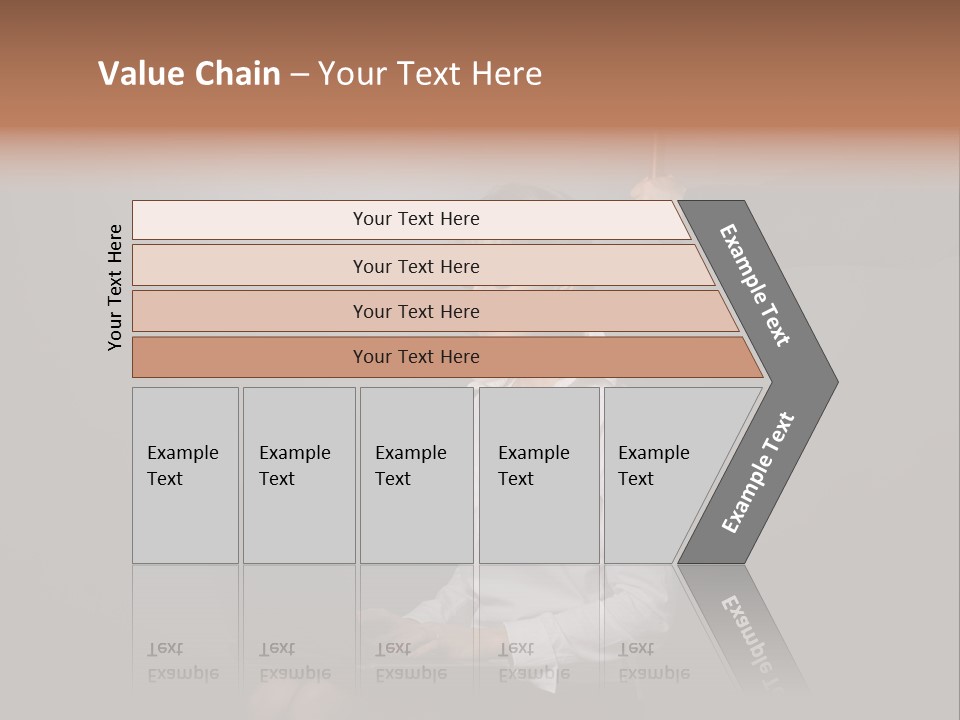 Blond Think Looking PowerPoint Template