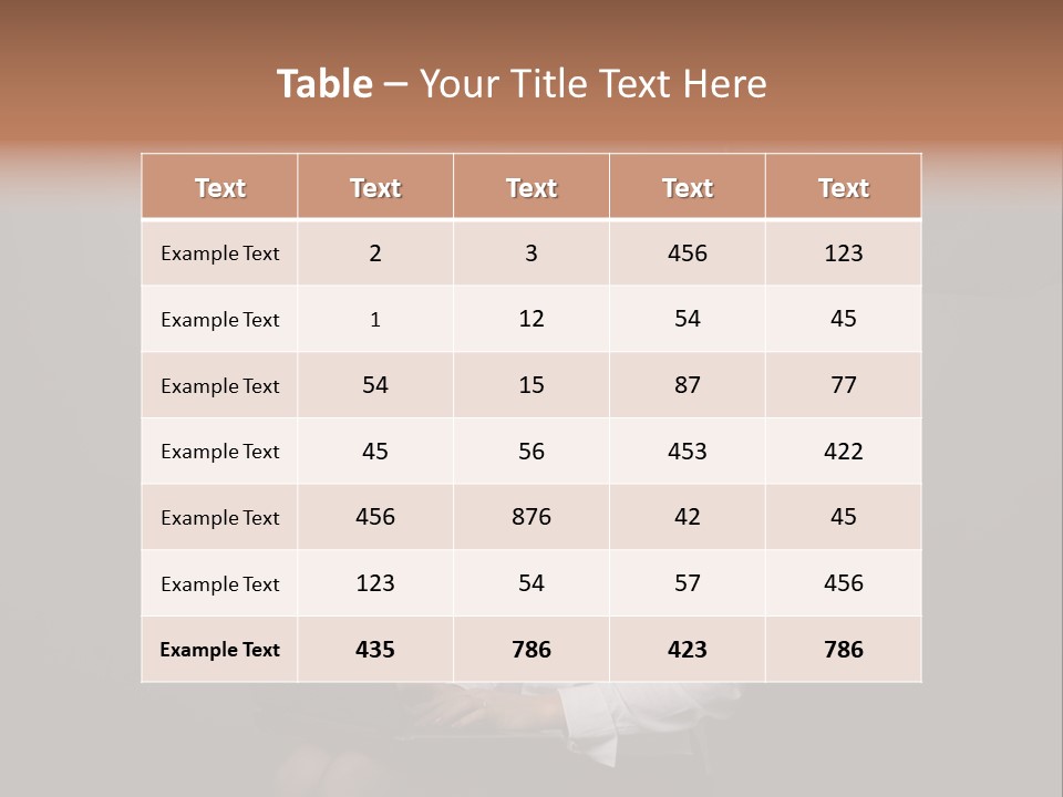 Blond Think Looking PowerPoint Template