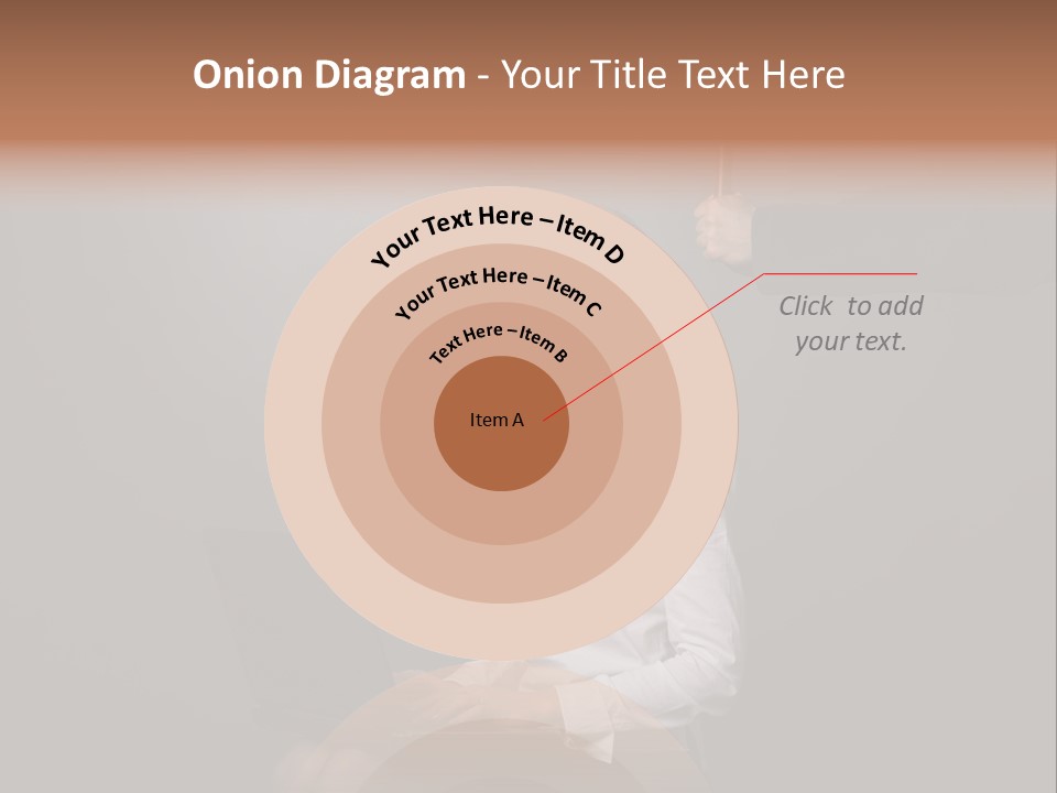 Blond Think Looking PowerPoint Template