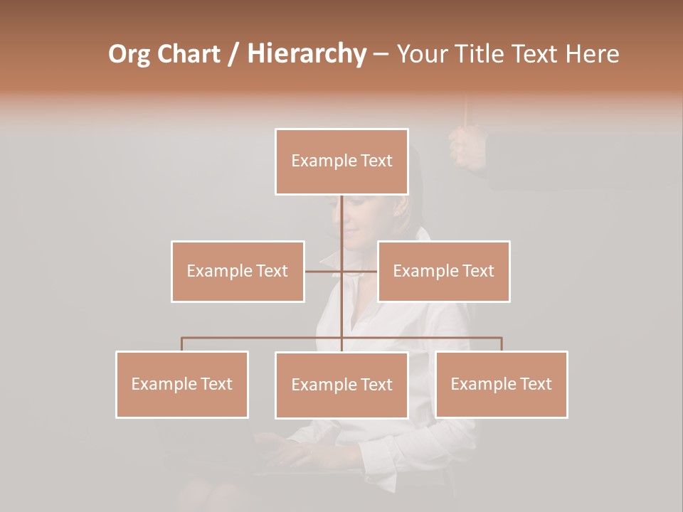 Blond Think Looking PowerPoint Template