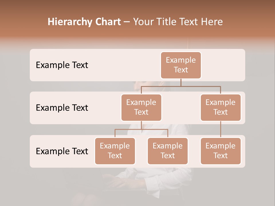 Blond Think Looking PowerPoint Template