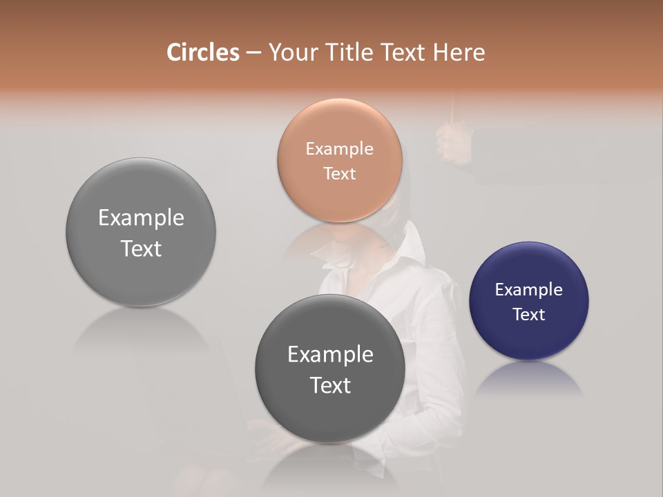 Blond Think Looking PowerPoint Template