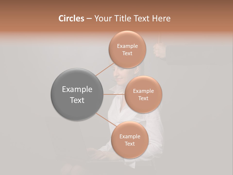 Blond Think Looking PowerPoint Template